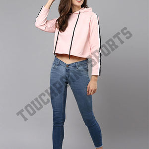 Sudadera con capucha para mujer, de manga raglán, venta al por mayor - Product Image 4