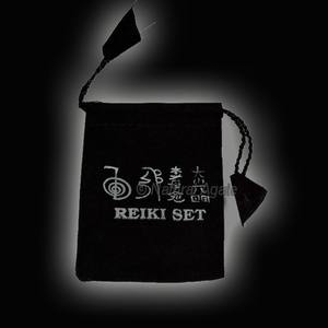 Bolsa Negra Económica con Estampado Reiki |   Bolsa Negra Estampada |   Bolsa con Símbolo de Reiki Impreso - Product Image 1