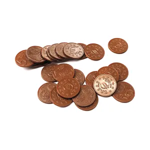 Обучающие игрушки 500 шт. евро монета два доллара математические учебные пособия играть деньги для дошкольников реквизит деньги