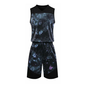 Maillots de basket-ball unisexes de haute qualité à séchage rapide respirants avec logo personnalisé pour adultes - Product Image 4