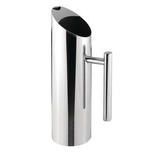 Pichet de table en acier inoxydable pour eau potable Pichet à eau en métal de forme personnalisée Pichet de serveur d'eau poli brillant - Product Image 1