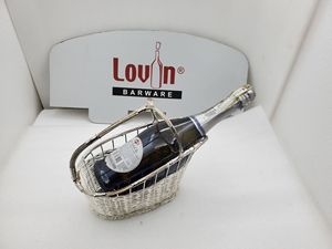 En la cesta chapados en plata cesta de vino titular portador de vino regalo vino - Product Image 4