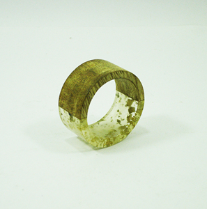 Anillo de soporte para servilletas de resina, anillo para restaurante, hotel y boda, color amarillo, personalizado, de alta calidad, último diseño - Product Image 2