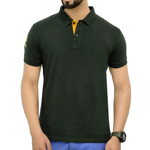 Polo de algodón para hombre, camiseta lisa con Logo Oem, color blanco - Product Image 1