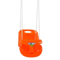 Balançoire pour bébé en plastique avec longue corde, pince en acier, ceinture de sécurité, design moderne, mobilier d'extérieur, utilisation intérieure, jouets simples et amusants, OEM, jardin, parc