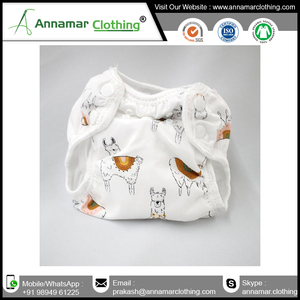 Couche en tissu 2021 coton biologique, couche réutilisable pour bébé - Product Image 6