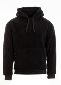 Sweat-shirt à capuche épais pour homme, doublé en polaire sherpa, pull à capuche épais et chaud, sweat-shirt uni pour homme - Product Image 3