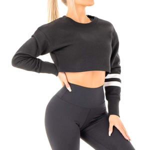 Nouveau mouvement des femmes pull court en gros court athlétique Fitness Gym haut court pour les sports de yoga - Product Image 5