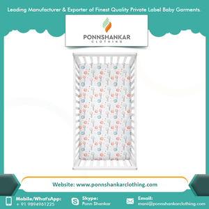 ผ้ามัสลินผ้าฝ้ายออร์แกนิคสำหรับเด็กทารกผ้าปูเนื้อนุ่มพิมพ์ลาย - Product Image 4