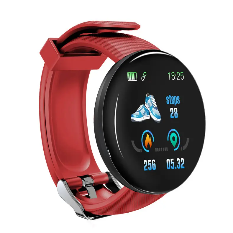 Smart Watch Band Bracelet Digital Watches Fit Men Call Waterproof Tracker Touchscreen Touch Smartwatches D18 Smartwatch