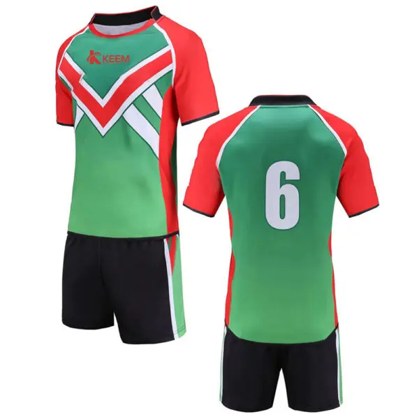 New Sublimated Custom Design Your Own Logo Rugby Sets Mens Women Jerseys Rugby League Jersey Training Uniforms