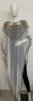 Robes Kaftan Droites Plissées à Perles de Style Arabe pour Femme, Poncho Taille Personnalisée, Fabrication Directe, Haute Qualité, Fait Main