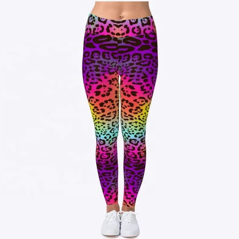 Vrouwen Digitaal Printen Workout Leggings Ontwerp Broek En Panty Meisjes Bedrukt Leotard Leggings Ontwerpen Groothandel Gedrukt Creatief