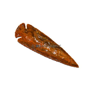 Puntas de flecha de ágata india, 6 pulgadas de largo, pulido - Product Image 1