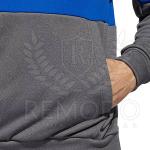Sweats à capuche en polaire pour hommes en gros, personnalisés, hiver, polyester/coton écologique, motif à carreaux, couleurs et logos personnalisés - Product Image 5