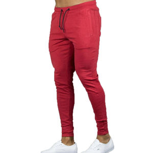 Pantalones de chándal deportivos personalizados para hombre, joggers ajustados con rayas laterales, venta al por mayor - Product Image 1