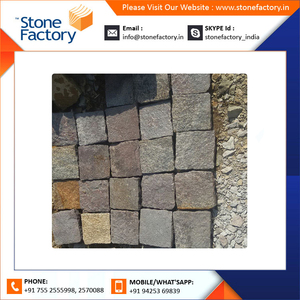 Adoquín Natural de Calidad Superior en Mezcla Amarillo Marrón – Acabado Pulido para Uso en Entradas y Estacionamientos, Precio al por Mayor - Product Image 2