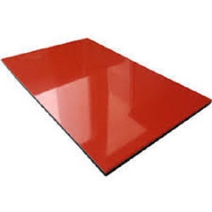 Nhôm Composite bảng điều chỉnh màu Đỏ <span class=keywords><strong>pvdf</strong></span> lớp phủ eurobond Trọng lượng nhẹ chống cháy mặt tiền <span class=keywords><strong>ACP</strong></span> tấm - Product Image 1