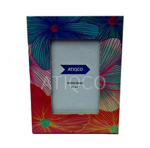 Modern Indian New Leaves Design Enameled Wood <b>Photo</b> <b>Frame</b> Smart Home Decor Hot Selling Stylish Picture <b>Frame</b> - Product Image 3