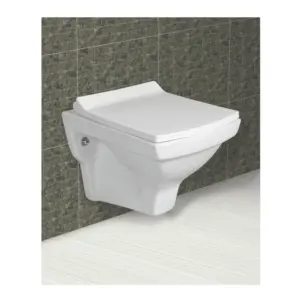 European Design Beautiful Pattern Ceramic Sanitary Ware Fortis 480x350x340mm Wall Hung Toilet for washroom.