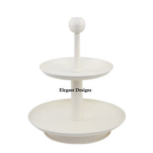 Último diseñador exclusivo de alta calidad de tres niveles hecho a mano soporte de pastel de Metal al por mayor herramientas decorativas para pasteles - Product Image 2