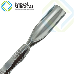 Pousse-cuticules chirurgical en acier inoxydable, modèle SOS 202032, double extrémité - Product Image 2