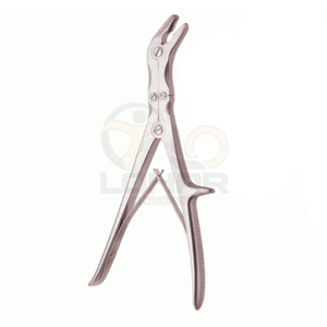 Pinzas de hueso de Rongeur en ángulo para uso quirúrgico, pinzas de acero inoxidable hechas de rongeur - Product Image 1