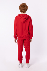 Vente en gros de survêtements pour enfants de couleur unie en polyester et coton de haute qualité Ensemble d'hiver en polaire Vêtements de rue au prix le moins cher - Product Image 6