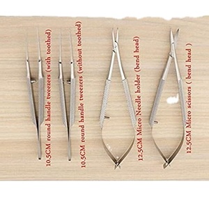 Vevor — support d'aiguilles, Micro pinces à épiler et ciseaux, instruments ophtalmiques - Product Image 3