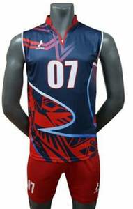 Maillot de badminton et de volley-ball sans manches personnalisé par sublimation, concevez votre propre chemise respirante en taille XXXS - Product Image 2