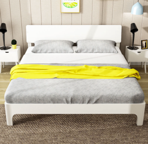 Cama individual nórdica de 1,2 m y cama doble de 1,8 m, muebles de dormitorio de madera maciza de estilo Simple moderno con almacenamiento para uso doméstico - Product Image 2