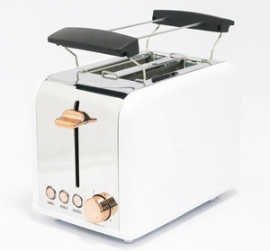 Commercial 2-Slice Electric Stainless Steel Toaster Household Kitchen Bread Warmer <b>Sandwich</b> <b>Maker</b> for Home School Cafe Hotel - Product Image 2