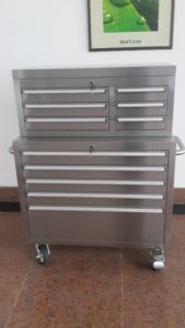 Armario de herramientas con rodillo de combinación de acero inoxidable, 36 pulgadas - Product Image 3