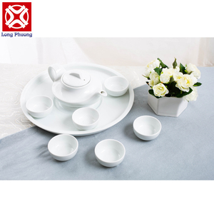 OEM Porcelain <b>Tea</b> <b>Set</b> in Coffee & <b>Tea</b> <b>Pot</b> White Matte Porcelain Teapots From Long Phuong Wholesale Tableware Manufacturer - Product Image 2