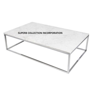 โต๊ะกาแฟสำหรับร้านกาแฟทรงกลมทำจากโลหะสีทองแบบทันสมัย - Product Image 2