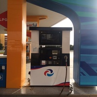 Dispensador de GLP 2A Punto Star Max de Cuatro Boquillas, Carcasa Galvanizada, Televisor LED de 22'', Certificación ATEX CE MID, Modelo 103 YLSM 42PR