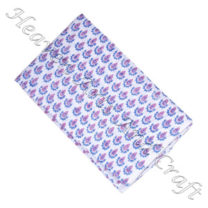 2025 nuevo diseño 100% tela estampada tejida de algodón orgánico para manta envolvente de bebé festoneado de buena calidad y vestido único - Product Image 5