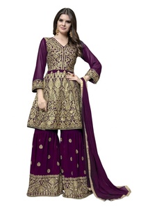 เสื้อผ้าไหม salwar kameea จากนักออกแบบล่าสุด - Product Image 4