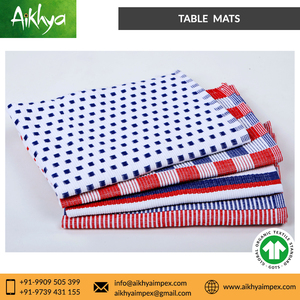 Latest Design Multicolor 100% Cotton Pure Material <b>Table</b> <b>Placements</b> <b>Mats</b> - Product Image 3
