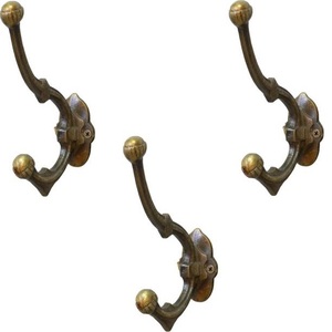 Rustic Design Brass Antique Plated Finishing <b>Wall</b> <b>Hook</b> <b>Wall</b> Home Decoration Hidden Screw Hole Coat Hat Bag Clothes Hanger - Product Image 5