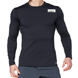 Hot Selling Whole Sale Men's <b>Long</b>-<b>Sleeve</b> T-Shirt 84% Polyester 16% Elastane & Strategic <b>Mesh</b> Panels Sourcing From Bangladesh - Product Image 1