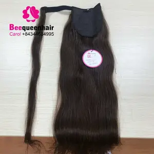 人的头发马尾辫100g 16英寸-24英寸名越南人发自然接发