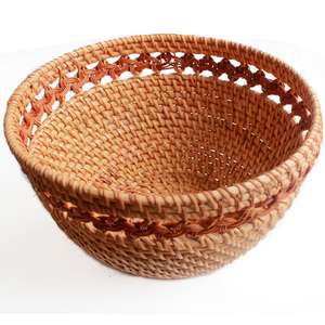 Panier à fruits en rotin à trois niveaux - Product Image 5