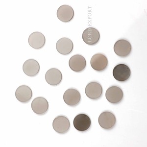 Pierre de lune grise polonaise naturelle de 12mm lisse Double pièce ronde plate calibrée pierre précieuse en vrac pierre précieuse en vrac pour la fabrication de bijoux - Product Image 4