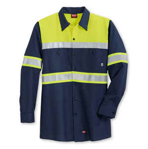 Camisetas de seguridad reflectantes de manga larga para trabajadores de fábrica, camisas de trabajo de alta visibilidad - Product Image 5