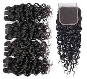 Ocean wave 100% Original Raw Indian Virgin Human Hair Extension Oriental Hairs with Customization