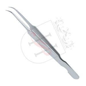 1 jeu de pincettes pour extensions de cils, pinces à épiler avec un Design privé, pince à nez incurvée, de qualité supérieure - Product Image 2