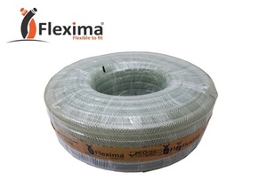 Tuyau d'arrosage tressé en PVC transparent en plastique souple et flexible avec filetage en nylon 20/50/100m de bobines Commande minimale de 100m - Product Image 3