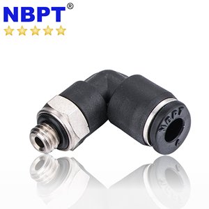 Coude pneumatique rapide à une touche <span class=keywords><strong>PL</strong></span> raccord rapide NBPT enfichable connecter la surface polie - Product Image 4