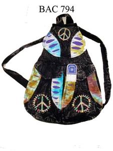 Sac à dos pour femme en coton - Product Image 2